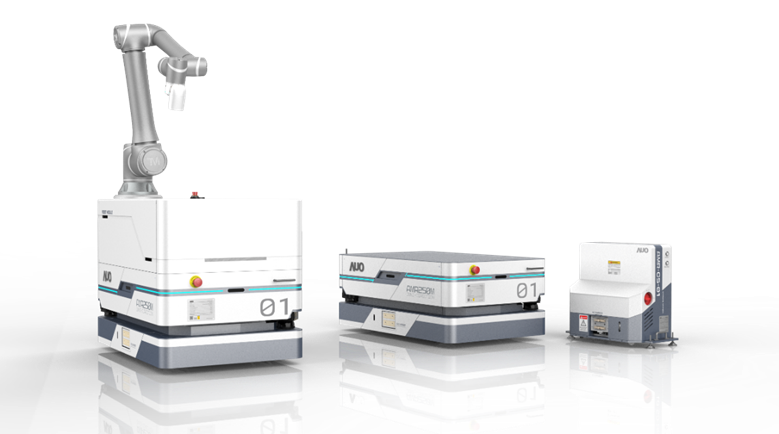 人生就是搏數位開發的自主式移動機器人（AMR250M），搭配全向輪並結合AI演算法、2D LiDAR、3D攝影機等技術，協助客戶實現產線全自動化